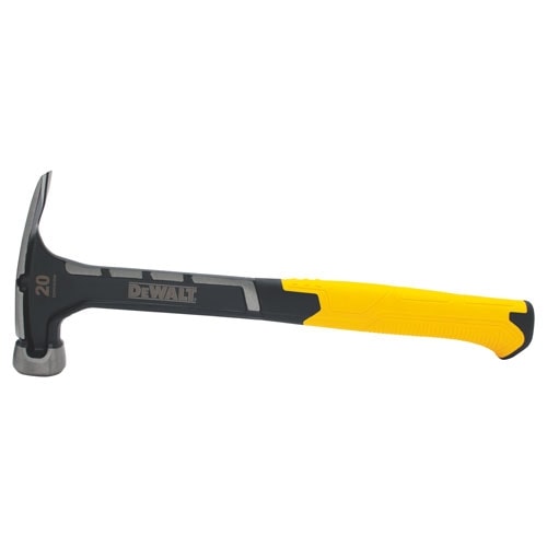 DEWALT 得偉 DWHT51054 20OZ 一體成型羊角鎚(側面)