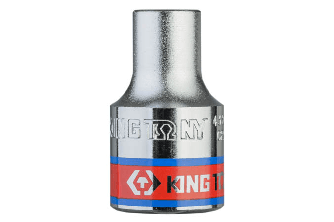 KING TONY 5/16 英吋十二角標準套筒正面白底圖;來源標示 433010SR,條碼 4710591923782,本款列示 433010S、1/2 英吋驅動,單顆售賣