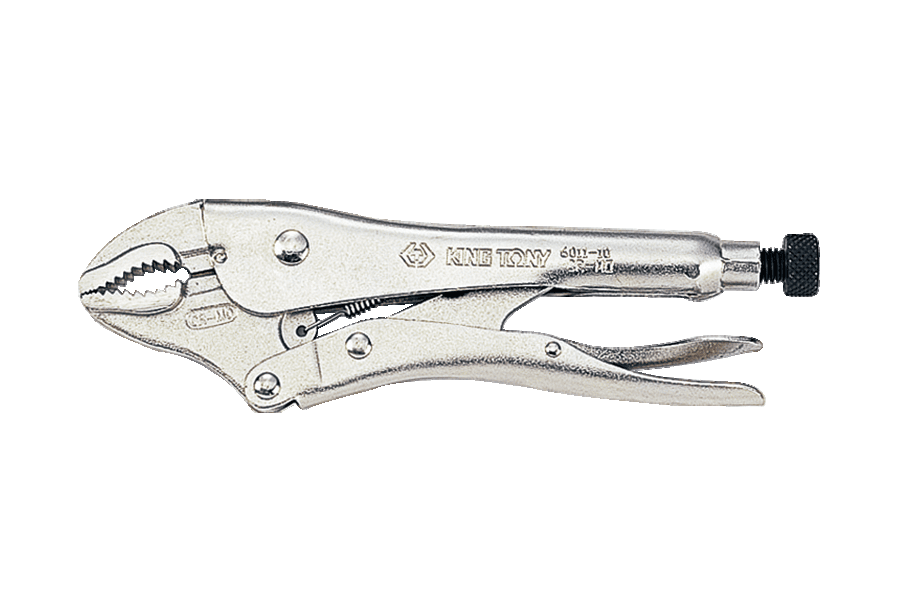 KING TONY 6011-10 10-inch Curved Jaw Locking Pliers