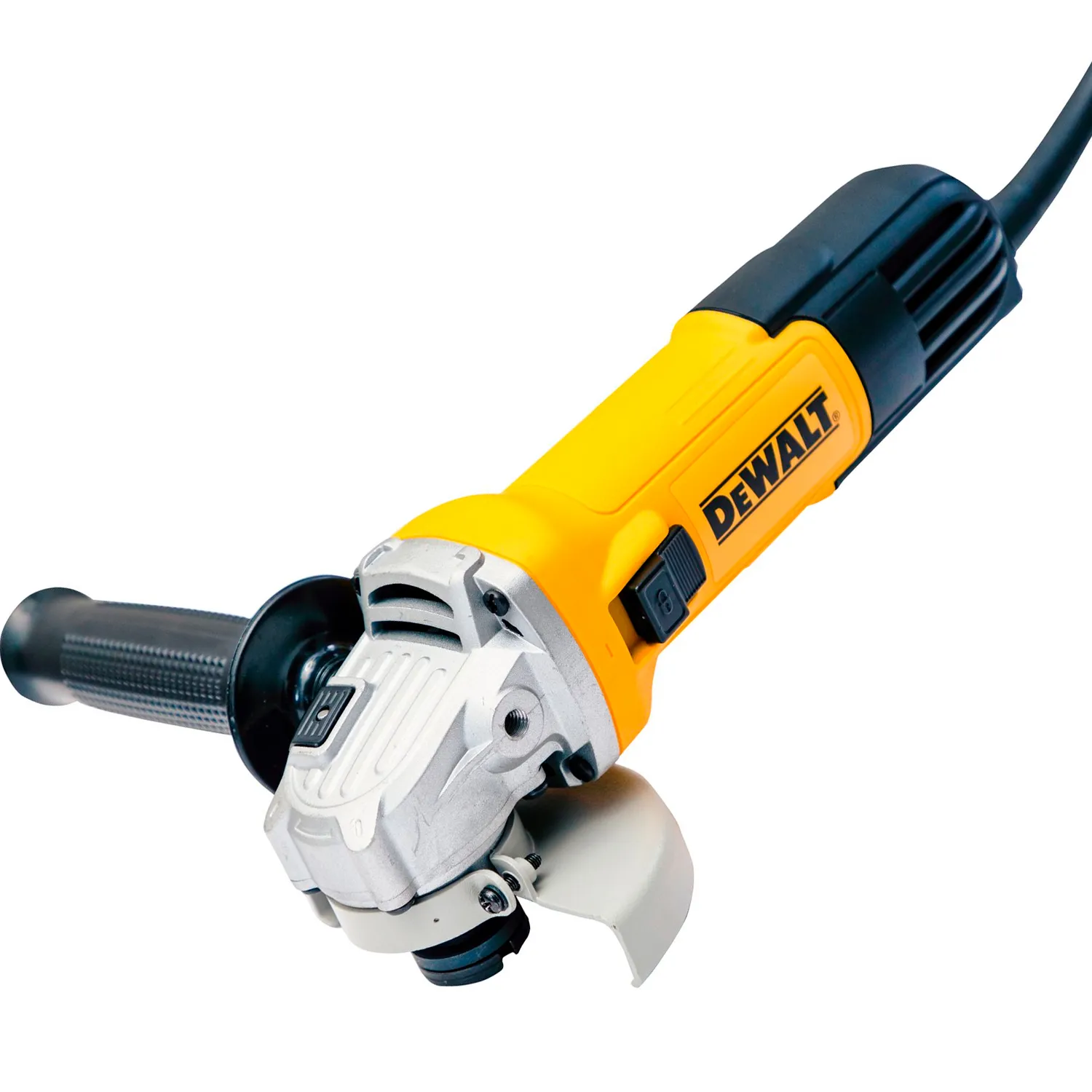 DEWALT 得偉 DWE750S 750W 4吋滑動式砂輪機(斜角正面)