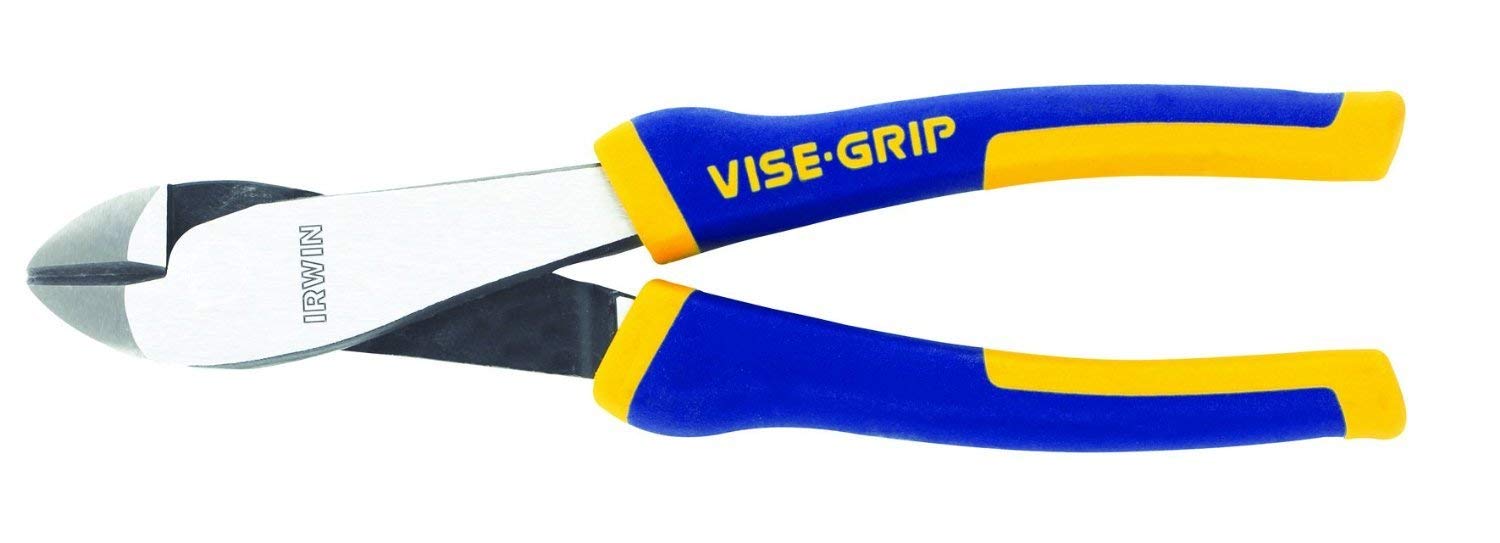 IRWIN VISE-GRIP 10505494 7吋 強力型斜嘴鉗 175mm(側面)