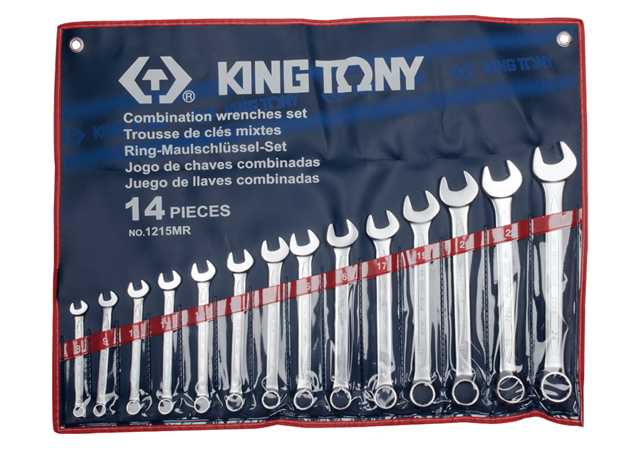 KING TONY 1215MR 14件式公制梅開扳手組,8至24 mm