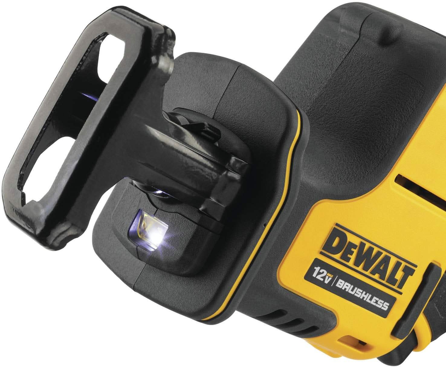 DEWALT 得偉 DCS312B 12V MAX 無碳刷軍刀鋸(鋸靴及LED燈細節)