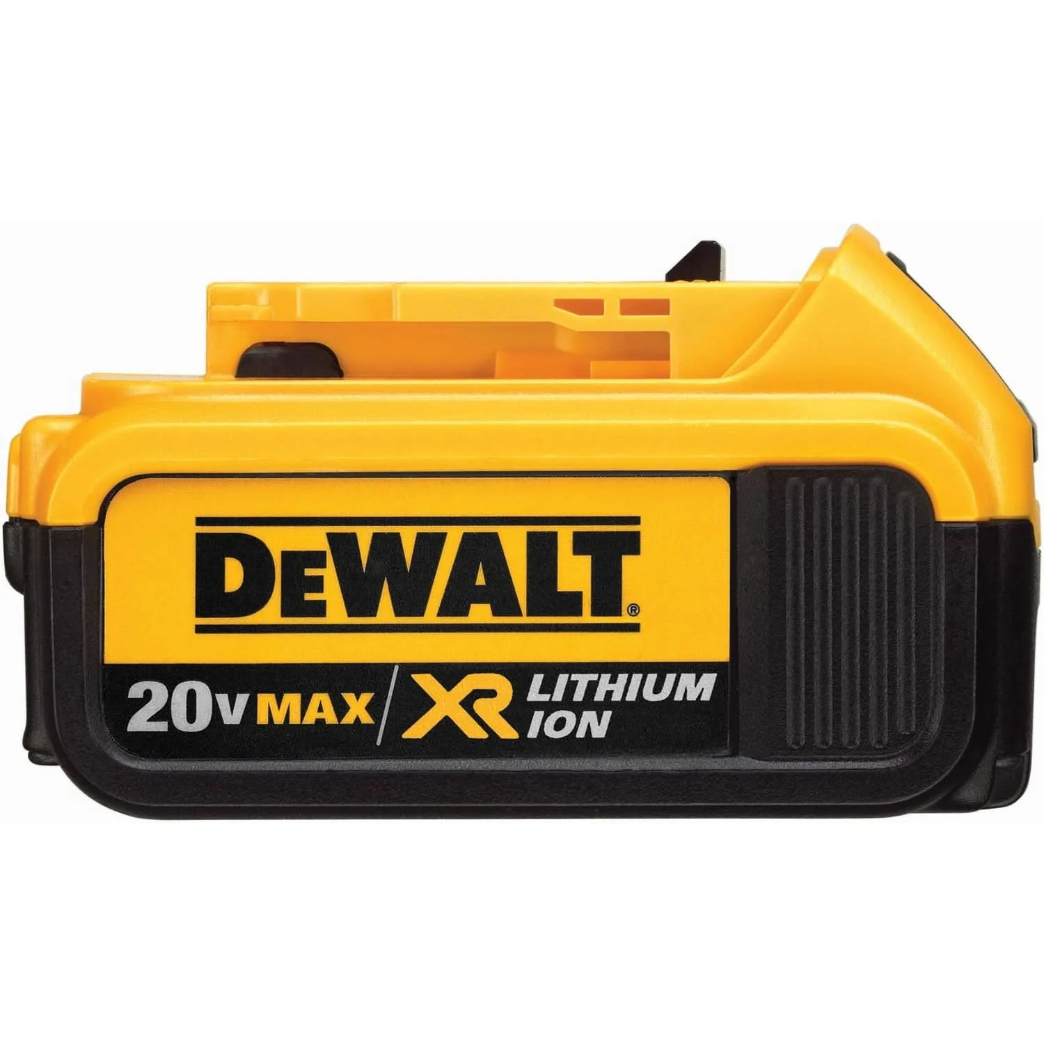 DEWALT 得偉 DCB204 20V 4.0Ah XR 鋰電池(側面)