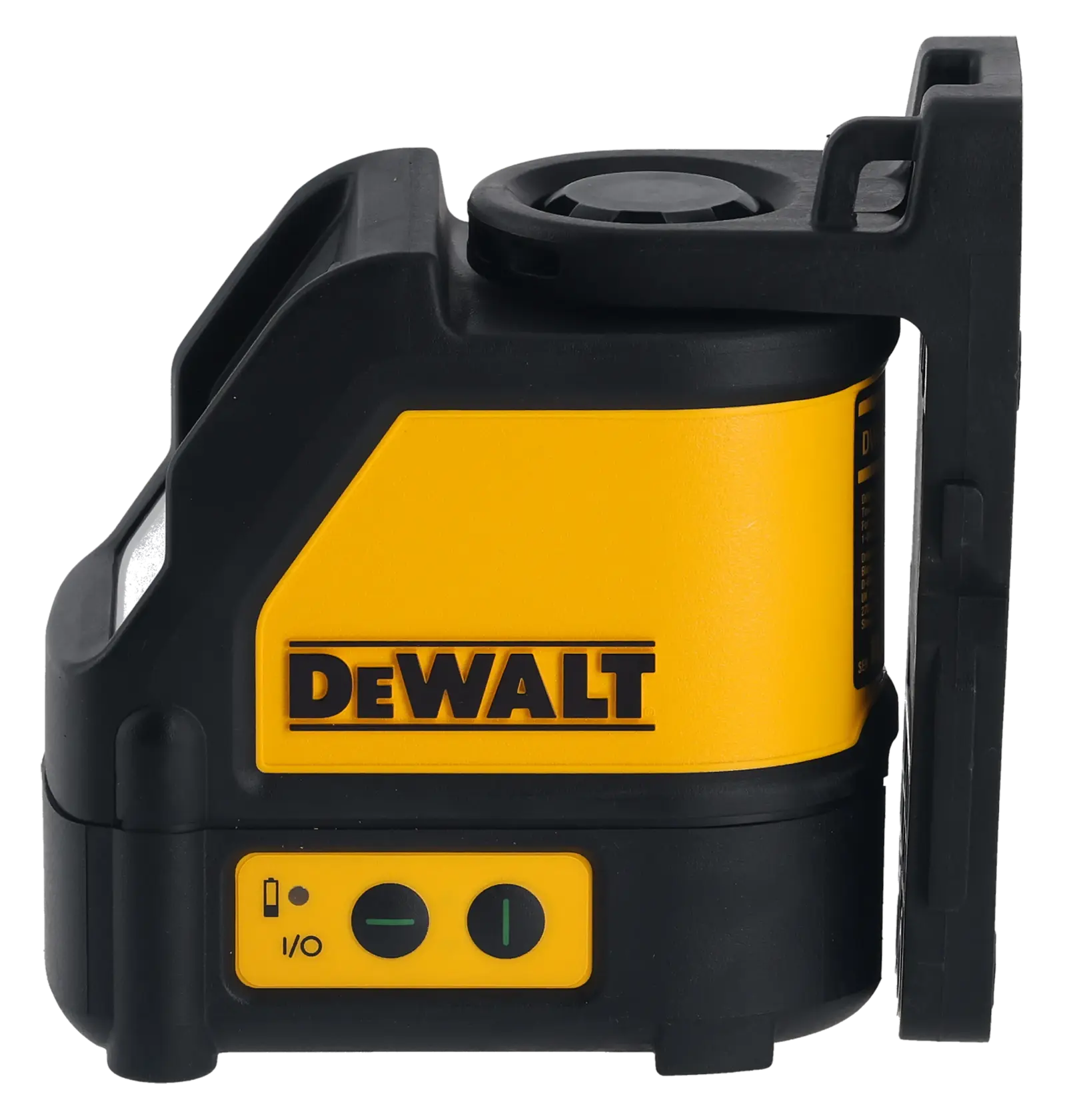 DEWALT 得偉 DW088CG 綠光十字線雷射墨線儀(側面)