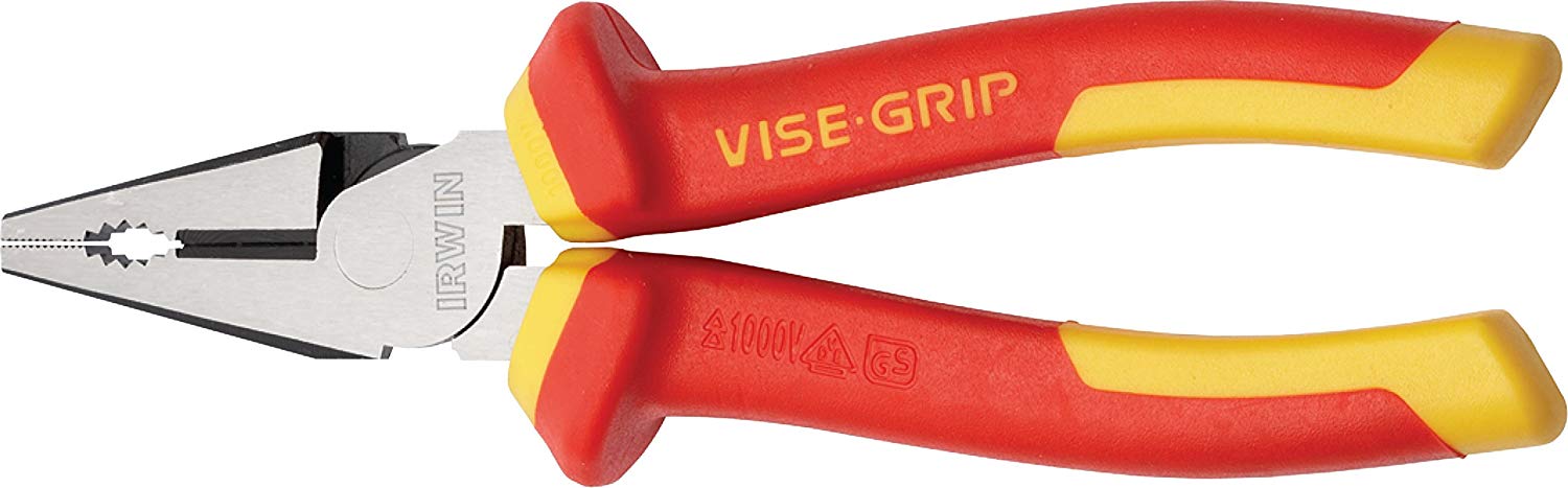 IRWIN VISE-GRIP 10505874 8吋 絕緣鋼絲鉗 200mm(正面)