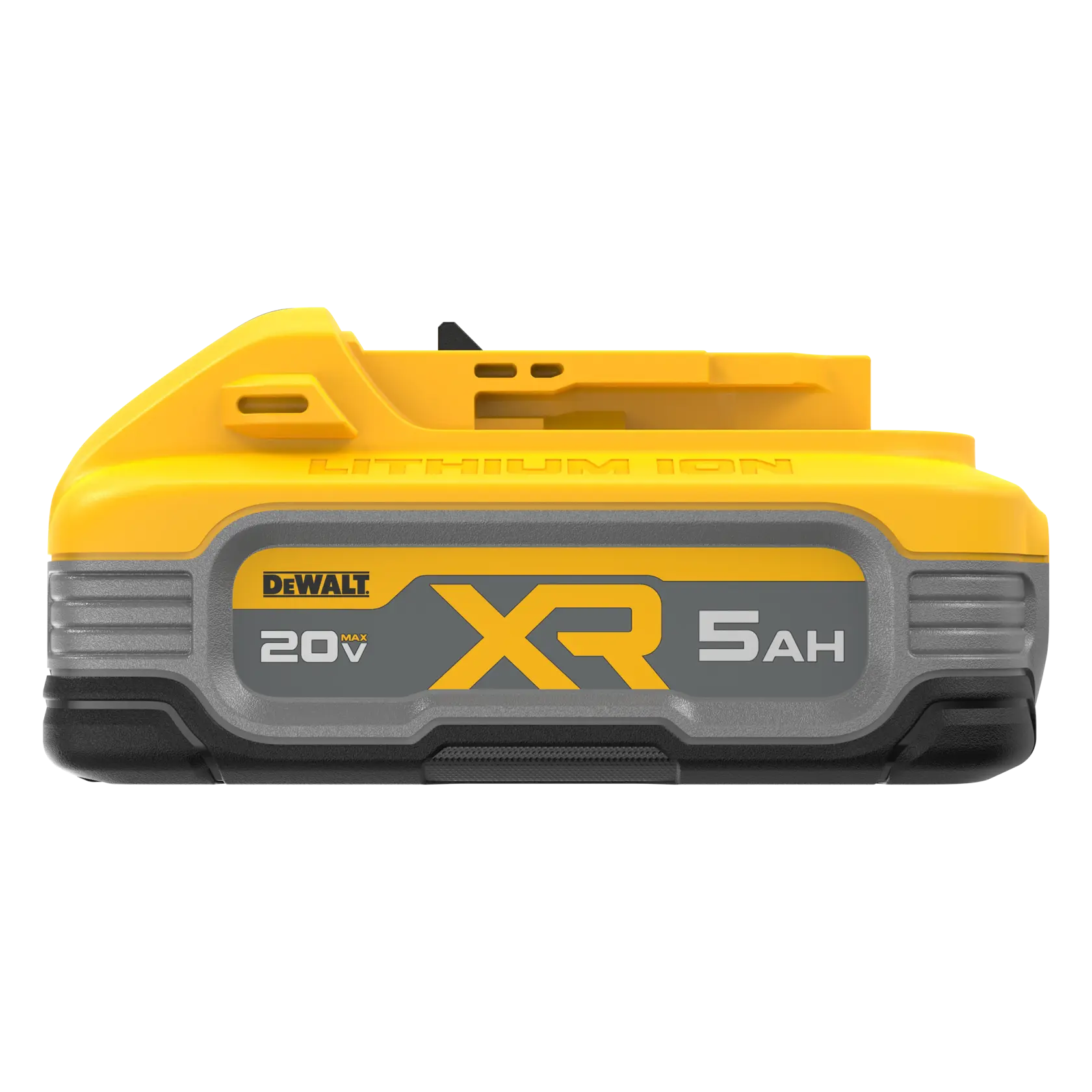 DEWALT 得偉 DCBP520 20V 5.0Ah XR 鋰電池(側面)