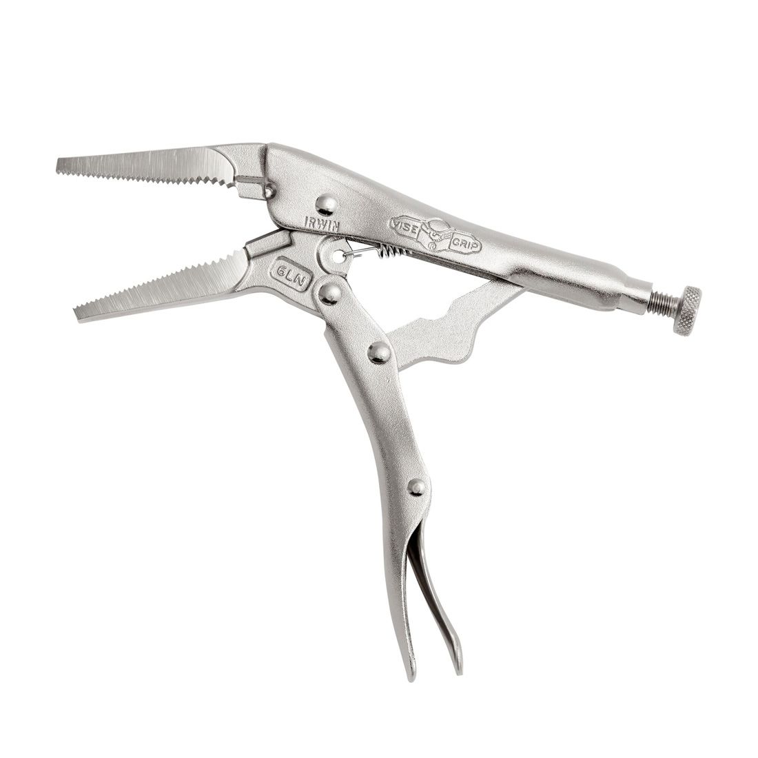 IRWIN VISE-GRIP 6LN 長嘴萬能鉗(側面,鉗口張開)