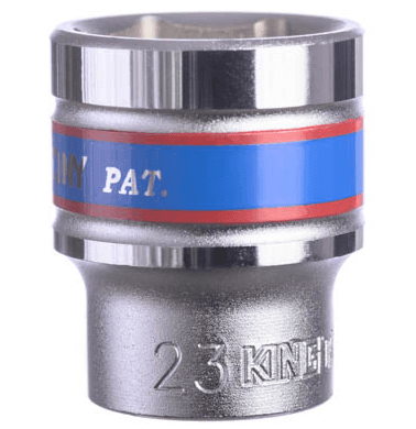 KING TONY 433523M 1/2-inch Drive 23 mm 6-Point Standard Socket