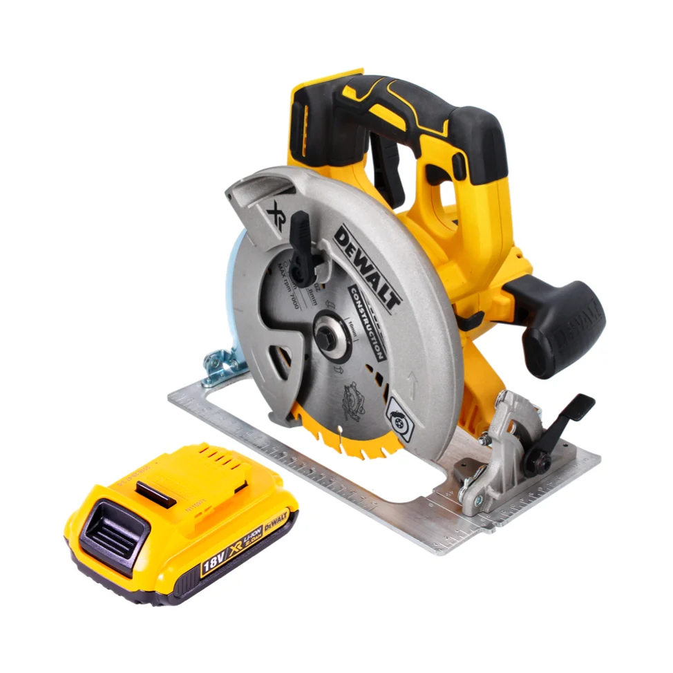 DEWALT 得偉 DCS570P2T 20V 無碳刷圓鋸機連 5.0Ah 電池(三角度)