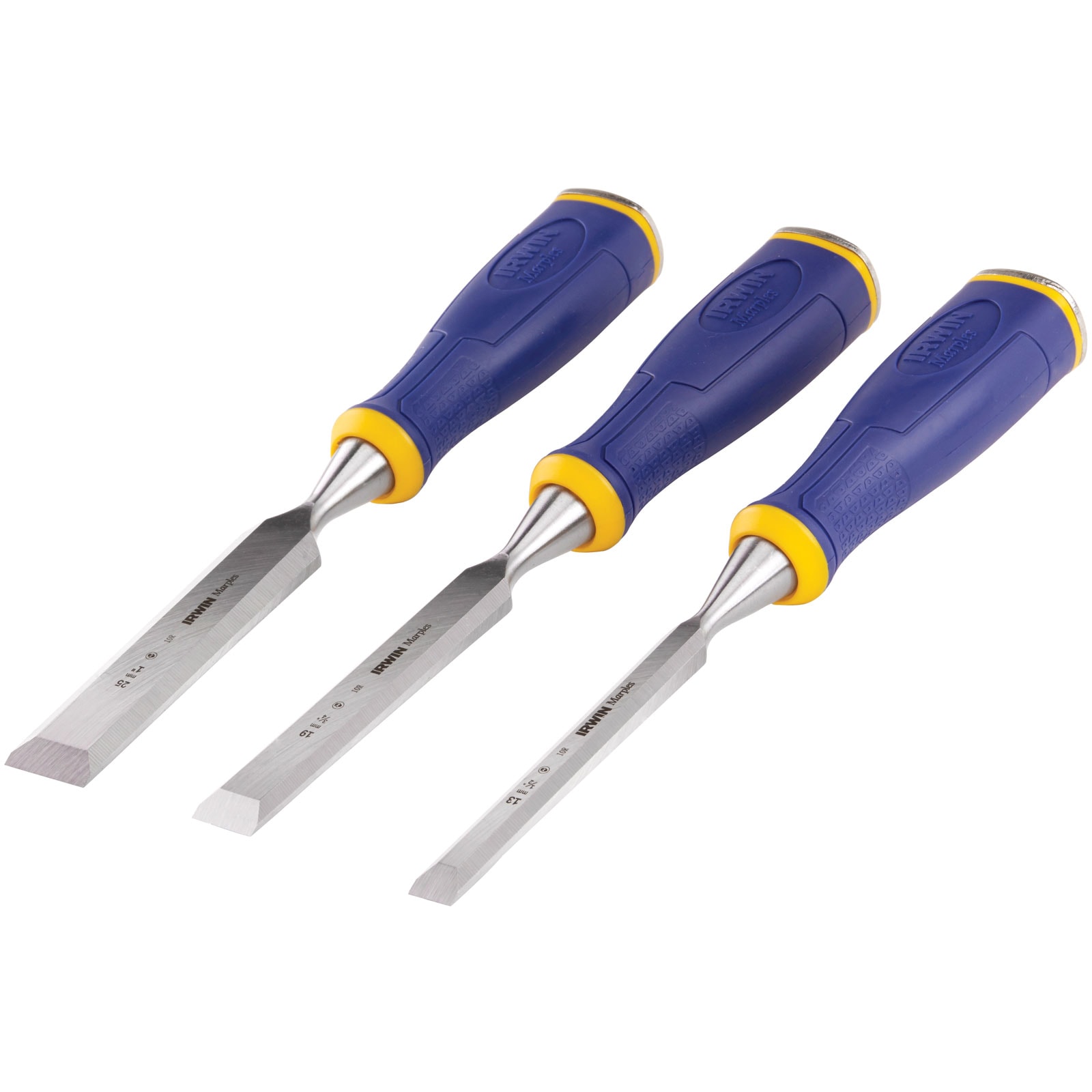 IRWIN 10503426 MS500 專業木工鑿三件套裝 1/2"、3/4"、1"(斜角全貌)