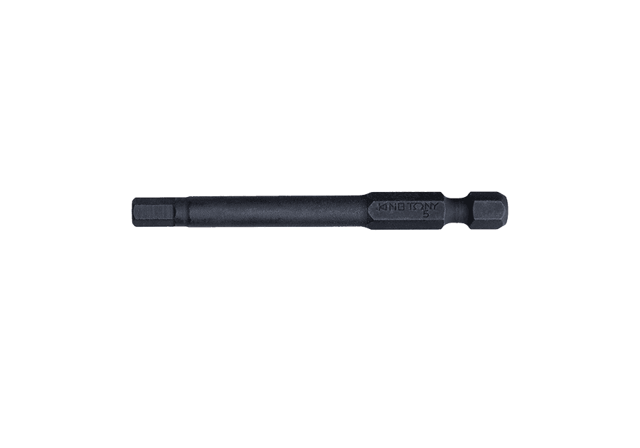 KING TONY 1004C6HQ 1/4-inch Hex Power Bit Set, 6 Pieces, 110mm