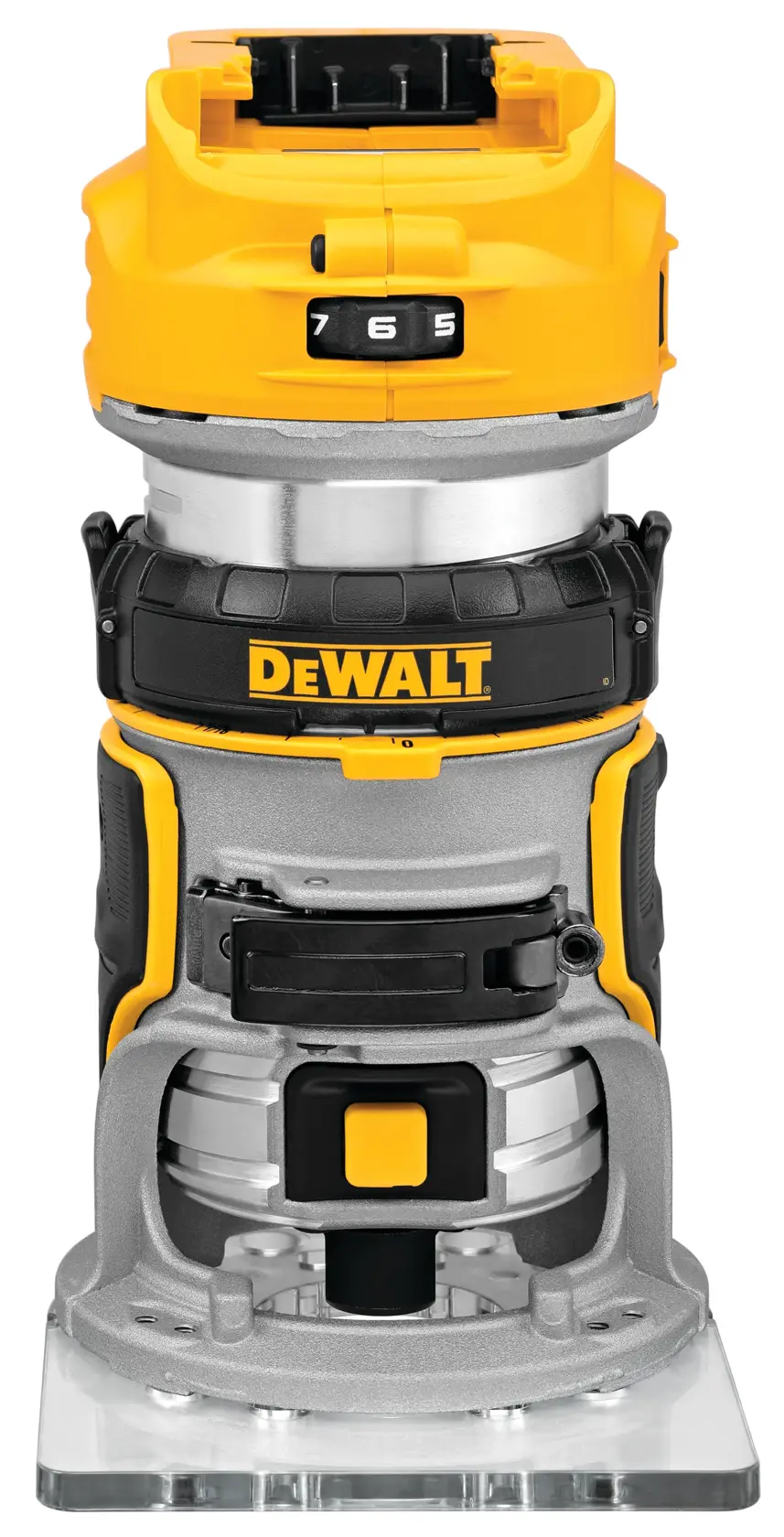 DEWALT 得偉 DCW600B 20V 無碳刷修邊機(空機)正面