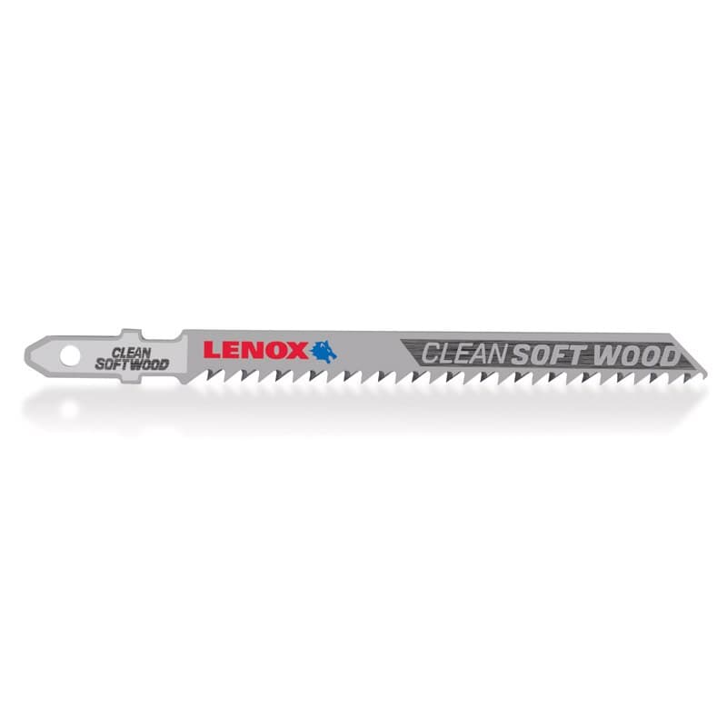 LENOX LE-1990964 4 in 10 TPI Clean Soft Wood T-Shank Jigsaw Blade (3-Pack)