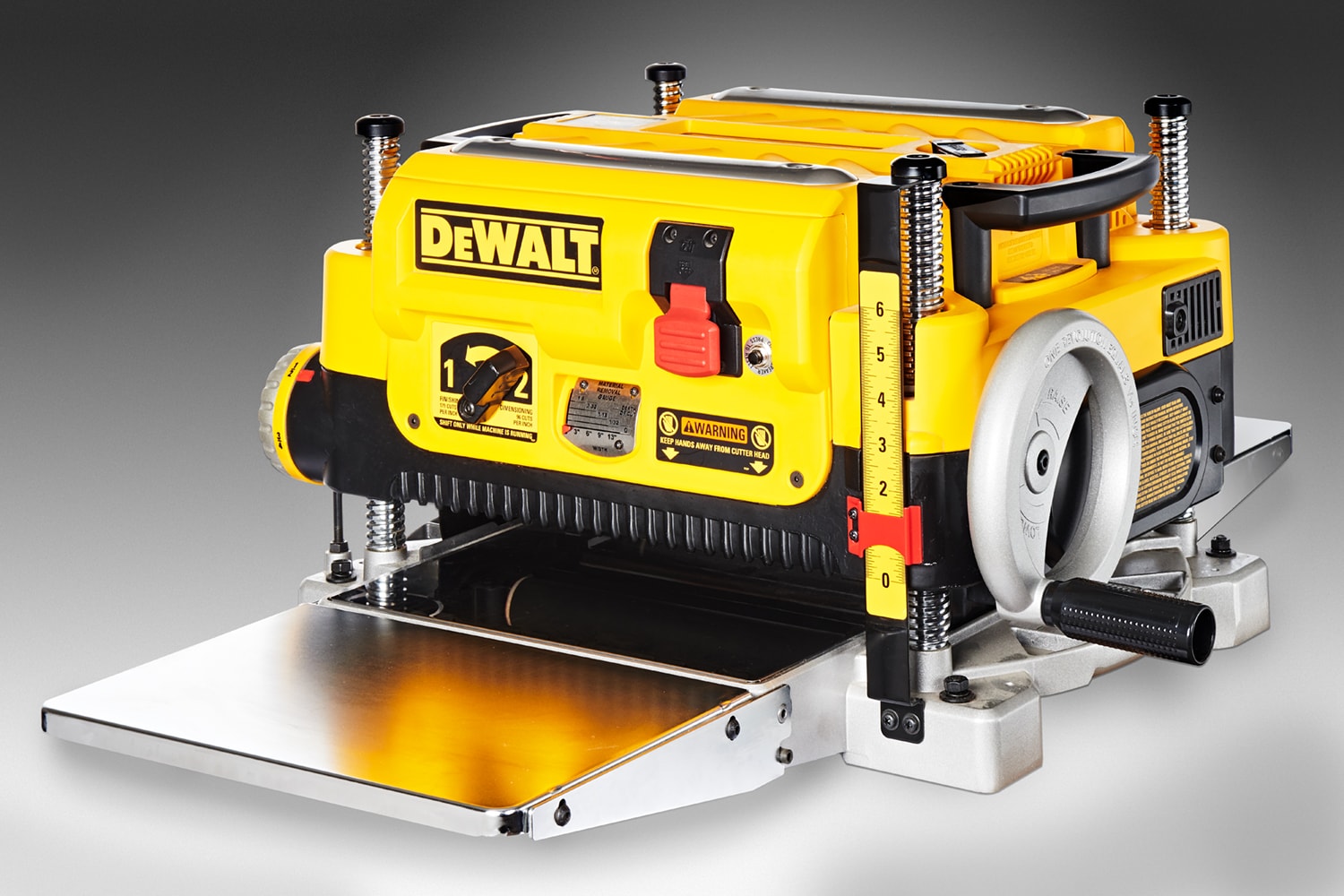 DEWALT 得偉 DW735X 木工電動刨台(斜正面)