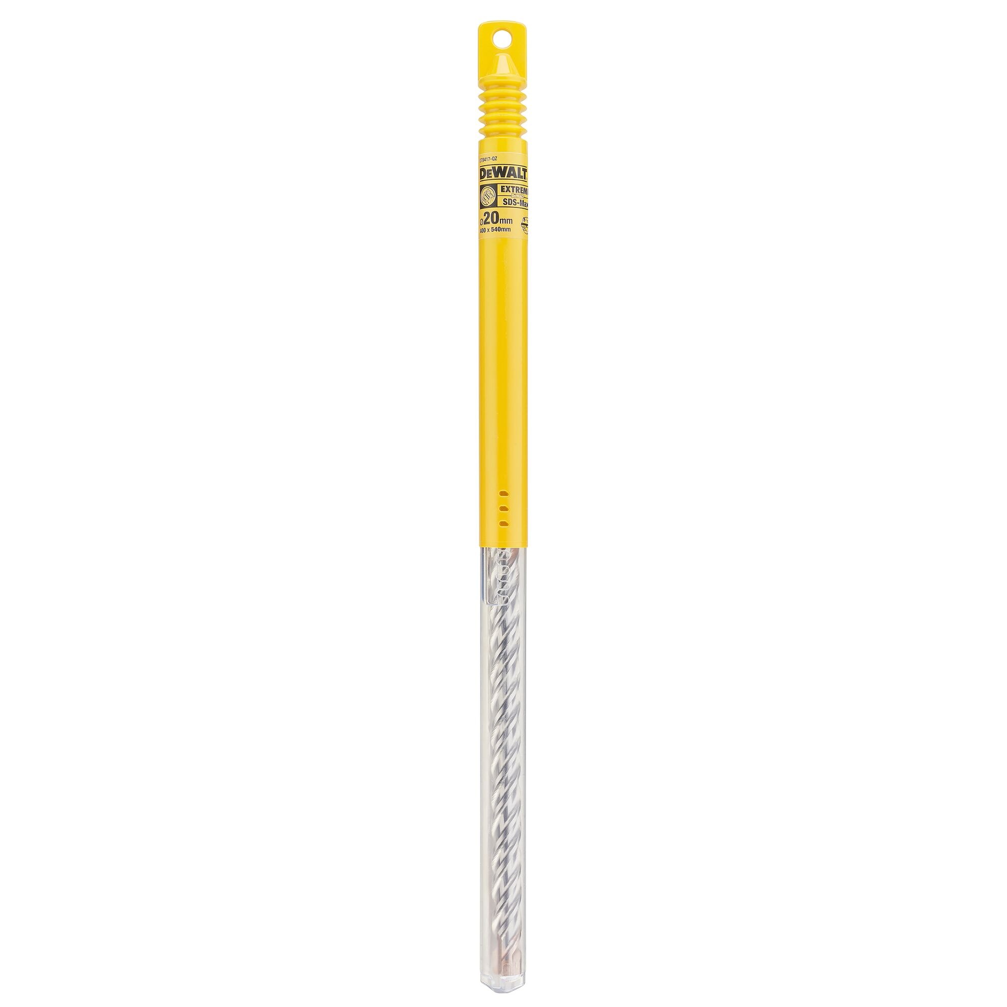 DEWALT 得偉 DT9417-QZ 五溝 SDS MAX 20 × 540 毫米四刃混凝土鑽咀白底產品圖