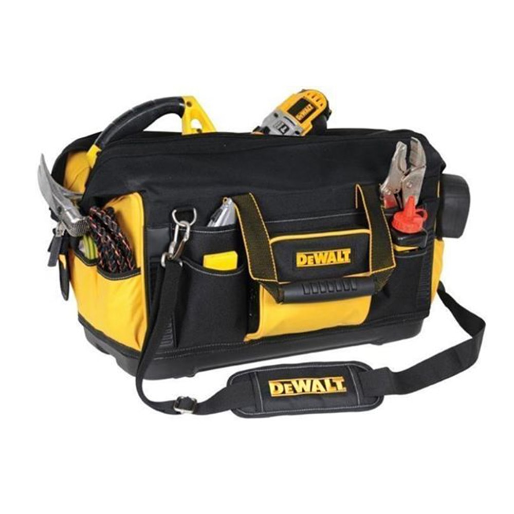 DEWALT 得偉 DWST517200 大開口電動工具袋正面斜視圖