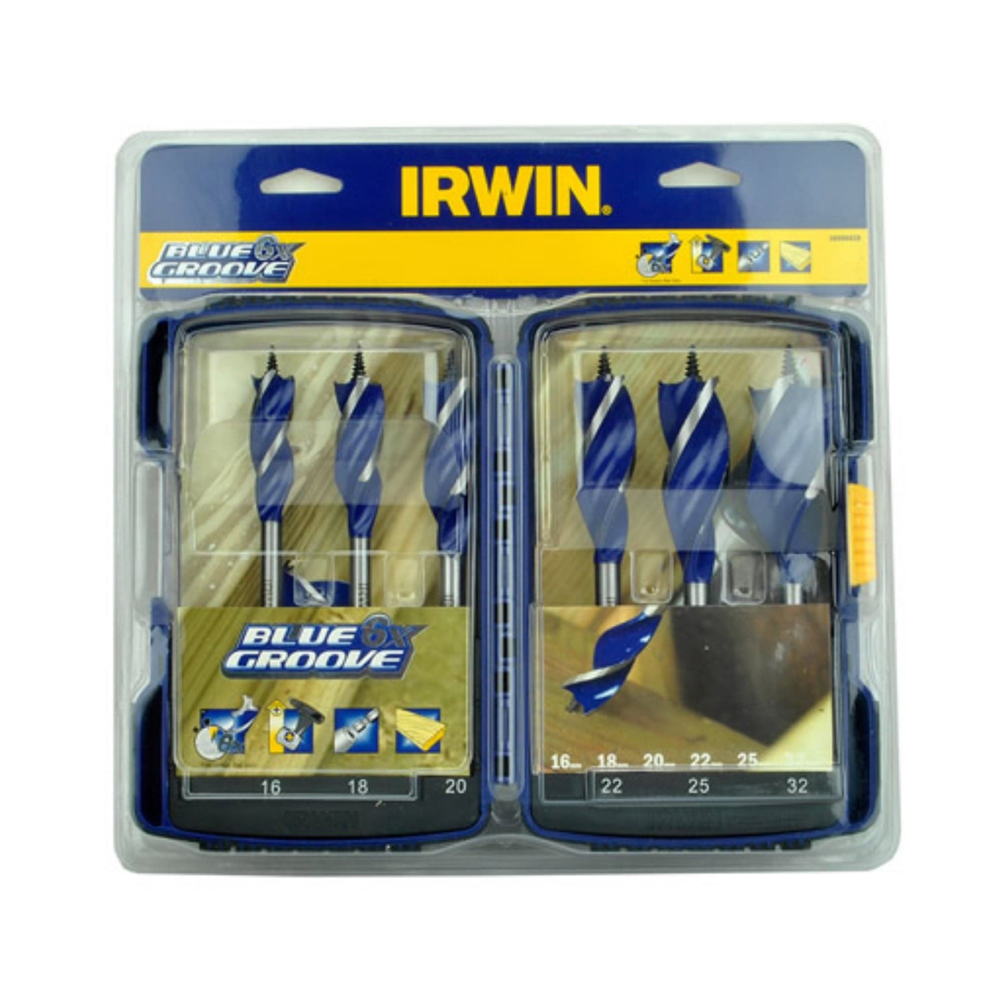 IRWIN 握手牌 10506628 6件組六倍速木工鑽組